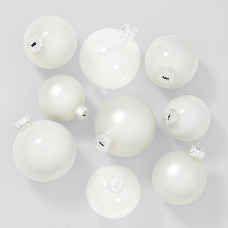 42ct Round Glass Christmas Tree Ornament Set - Wondershop™ | Target