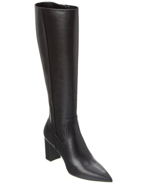 Stuart Weitzman Renegade Zip 75 Leather Knee-High Boot | Shop Simon