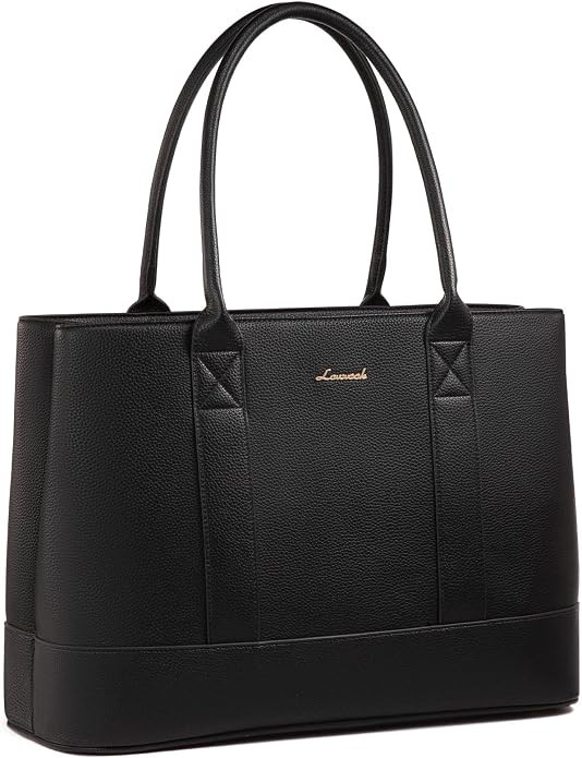 LOVEVOOK Laptop Bag for Women, Computer Work Tote Bag, Business Shoulder Handbag, Office Briefcas... | Amazon (US)