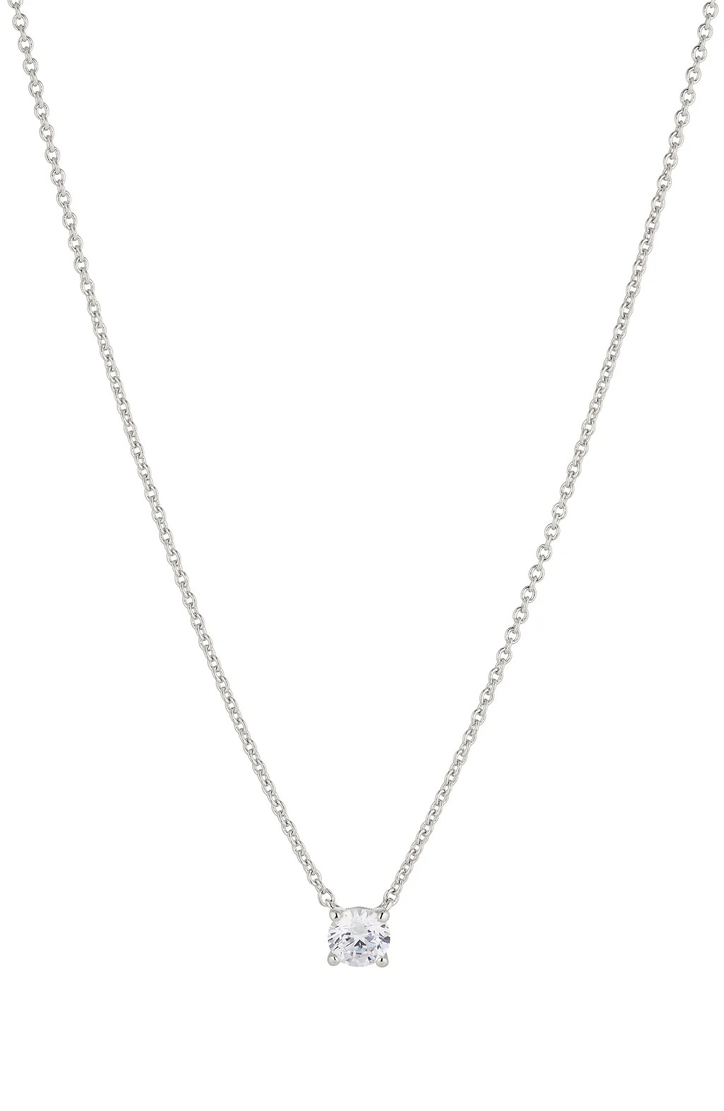 MODERN LOVE SMALL ROUND CZ NECKLACE | NADRI