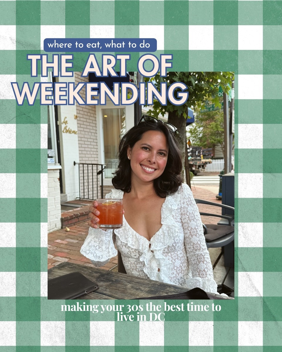 Your DC weekend, fully planned 📌

save this for the next time someone asks “so what are we actually doing this weekend”

These are the places I actually go to and what to wear. 

The short version: 
☕ cappuccino to go and walk to meridian hill fountain walk (15 min from shaw, yay it’s finally on!) 

🌿 @hillwoodmuseum - I love it so much I’m a member 

🍹 @aperodc in georgetown for after-work drinks 
🌭 @marvsdogsdc in tenleytown

comment OUTFIT for all the links to what i’m wearing 

. . . washington dc weekend guide • things to do in dc • dc local guide • washington dc restaurants • what to do in washington dc • dc neighborhoods • things to do in dc this weekend • dc lifestyle • washington dc blogger • dc content creator • georgetown dc • shaw dc • columbia heights dc • eastern market dc • dc in your 30s • weekend in dc • casual chic outfit • dc outfit ideas • what to wear in dc