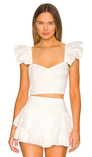 x REVOLVE Mackey Top in White | Revolve Clothing (Global)