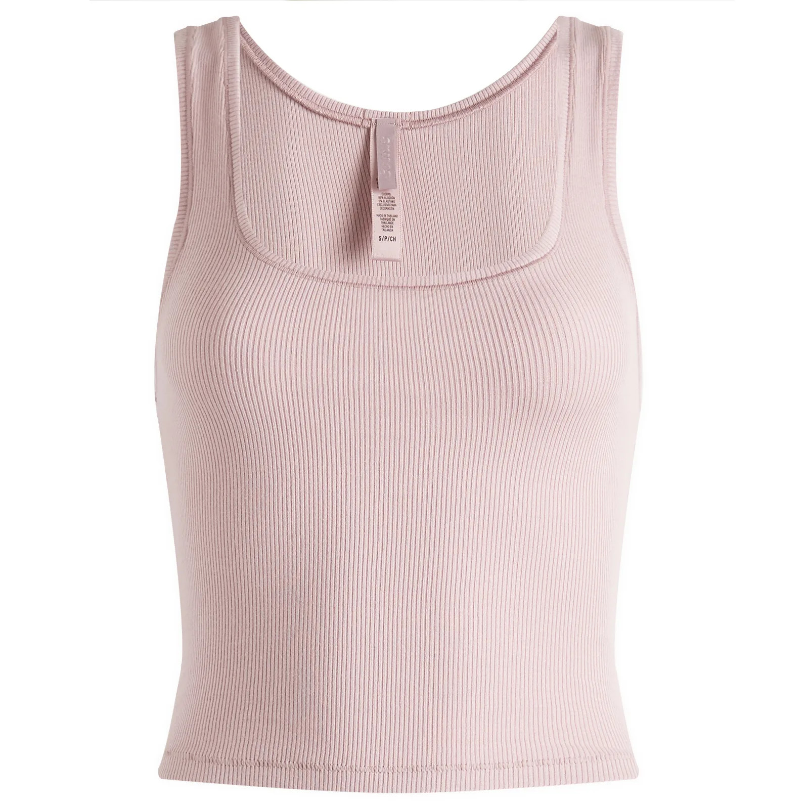 SKIMS Women's Cotton Rib Tank in Dusk, Size X-Small | END. Clothing
