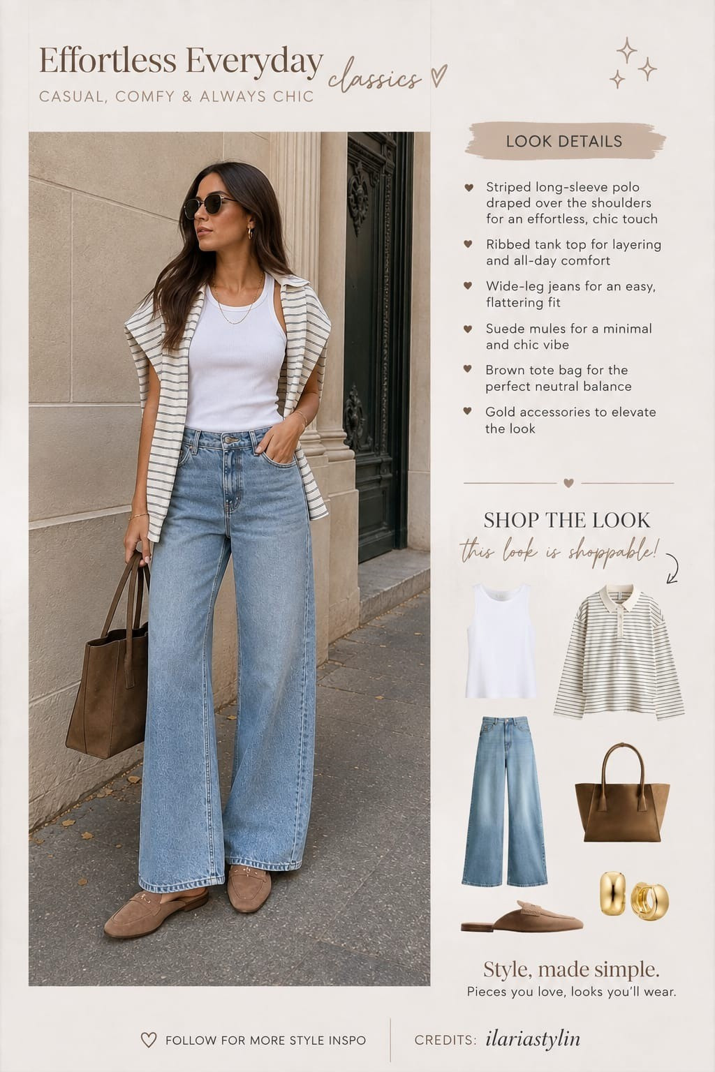 Effortless Everyday Look 🤍✨#effortlessoutfit #effortlesslook #everydayoutfit #everydaystyle #dailyoutfits #cuteoutfit #chicoutfit #casualoutfit #styleinspo 

#LTKootd #LTKSeasonal