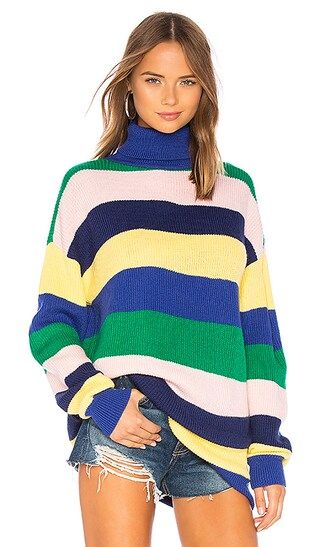 Lovers + Friends Marianne Stripe Sweater in Tropical Stripe | Revolve Clothing (Global)