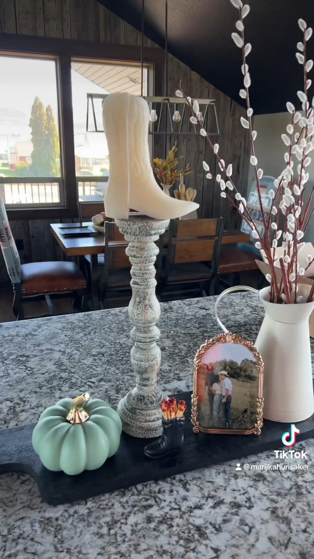 Cowboy boot candle 
