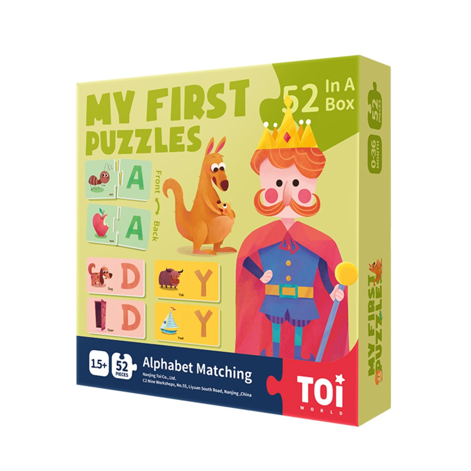 Toi 6 Packs Large Piece Toddler Jigsaw Puzzles for Kids Aged 1.5+, Animal Shaped Floor Puzzles fo... | Amazon (US)