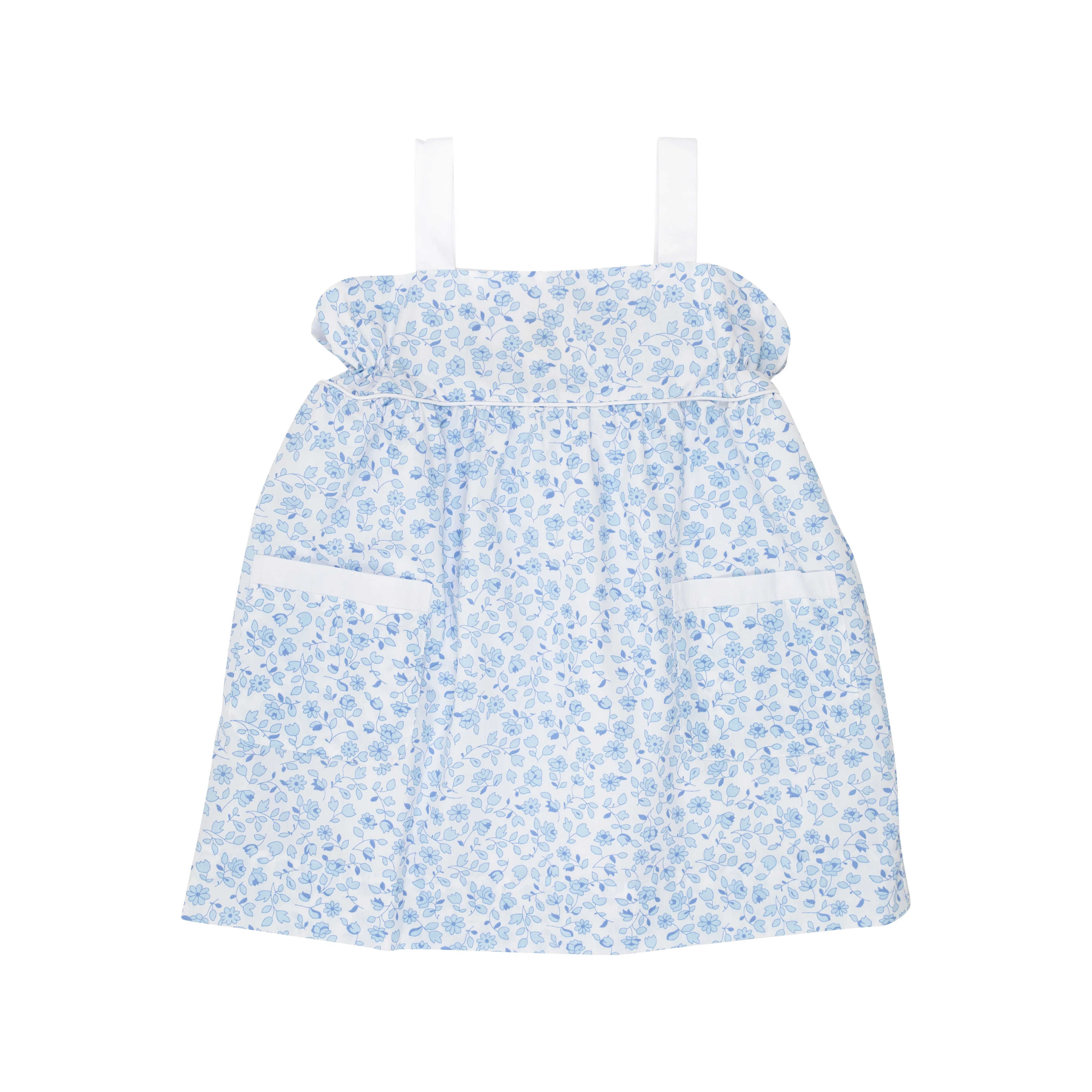 Millie Day Dress - Greenbriar Garden with Worth Avenue White | The Beaufort Bonnet Company