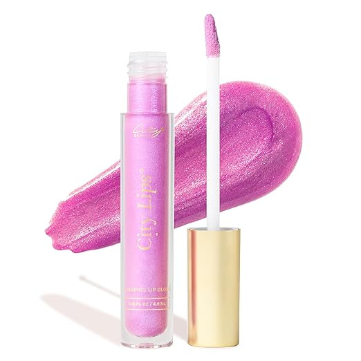 City Beauty City Lips Plumping Lip Gloss - High-Shine Gloss for Fuller, Younger-Looking Lips | Hy... | Amazon (US)