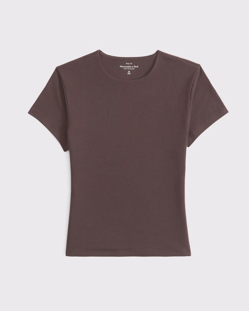 Women's Double-Lined Baby Tee | Women's New Arrivals | Abercrombie.com | Abercrombie & Fitch (US)