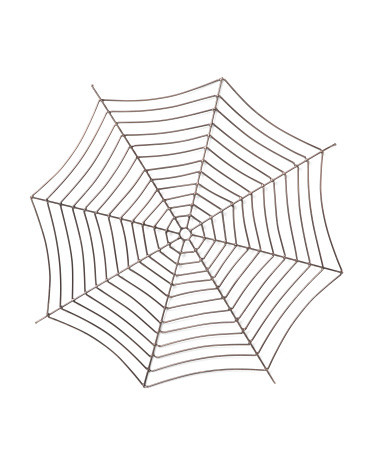 Spider Web Metal Charger | TJ Maxx