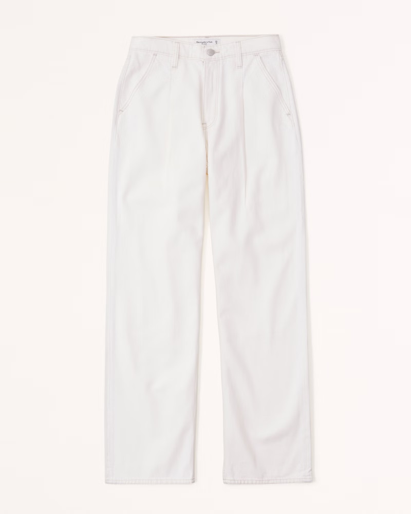 Curve Love High Rise Loose Jean | Abercrombie & Fitch (US)