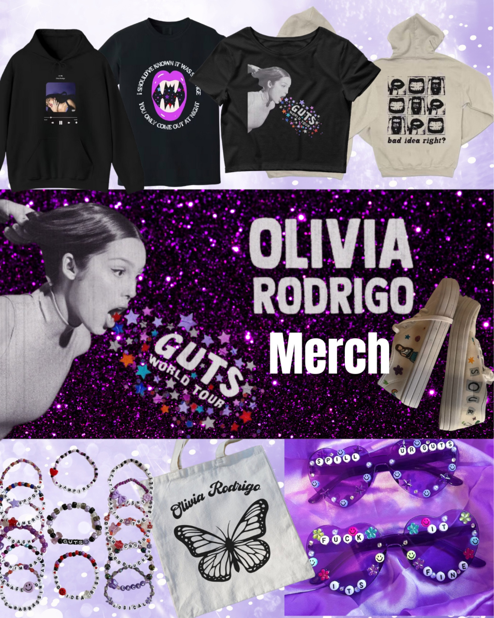 Olivia Rodrigo merch Guts gift ideas Guts tour Vampire Drivers License Olivia Rodrigo Concert Outfit Concert Outfit ideas 

#LTKsalealert #LTKparties #LTKU