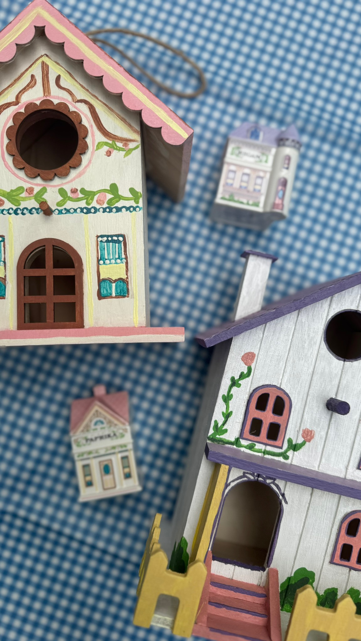 All of the supplies we used to paint our Lenox spice village inspired bird houses! 🎨🕊️🏠

#LTKSeasonal #LTKHome #LTKParties