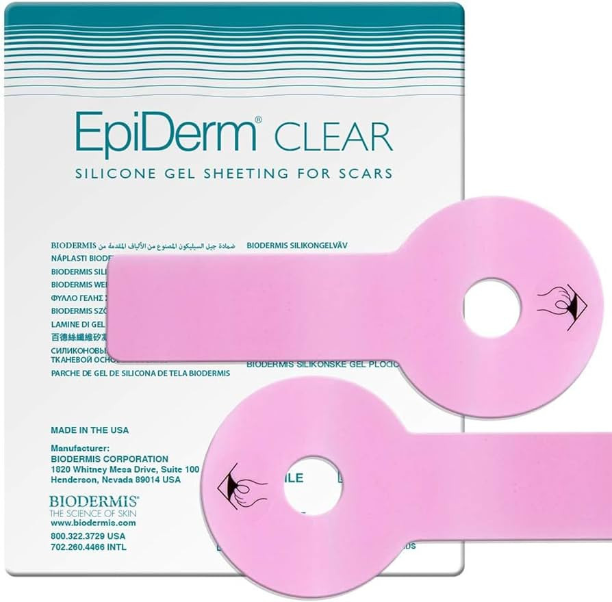 Epi-Derm Keloid Areopexy Silicone Scar Sheets for Breast Augmentation, Professional Scar Patches ... | Amazon (US)