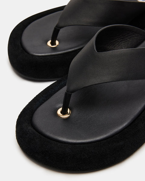 KYLEN BLACK LEATHER | Steve Madden (US)