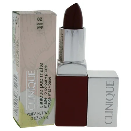 Clinique Pop Matte Lip Colour + Primer - # 02 Icon Pop by Clinique for Women - 0.13 oz Lip Stick | Walmart (US)