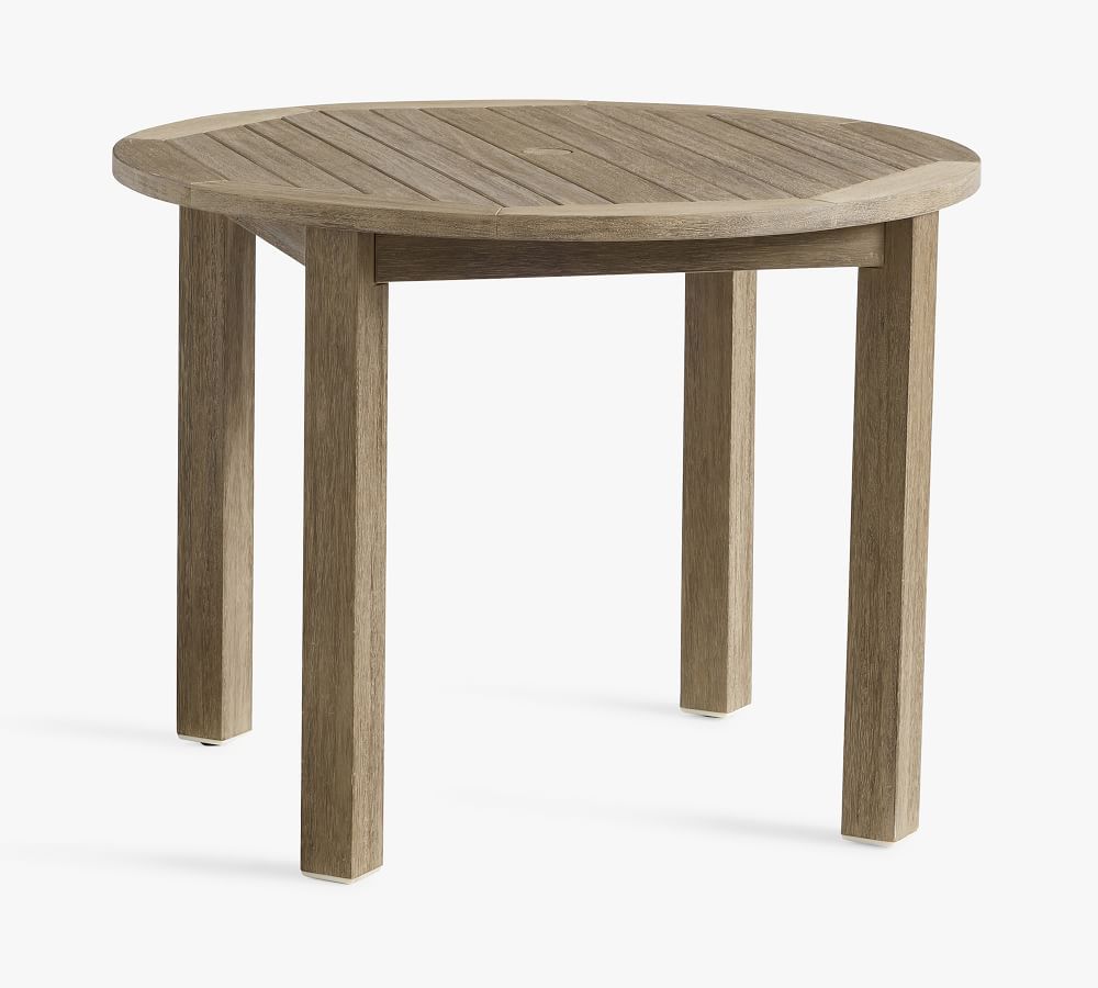 Indio 40" FSC® Eucalyptus Round Patio Dining Table | Pottery Barn (US)