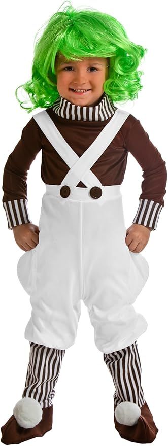 Toddler Oompa Loompa Costume Charlie and The Chocolate Factory Costume for Kids | Amazon (US)