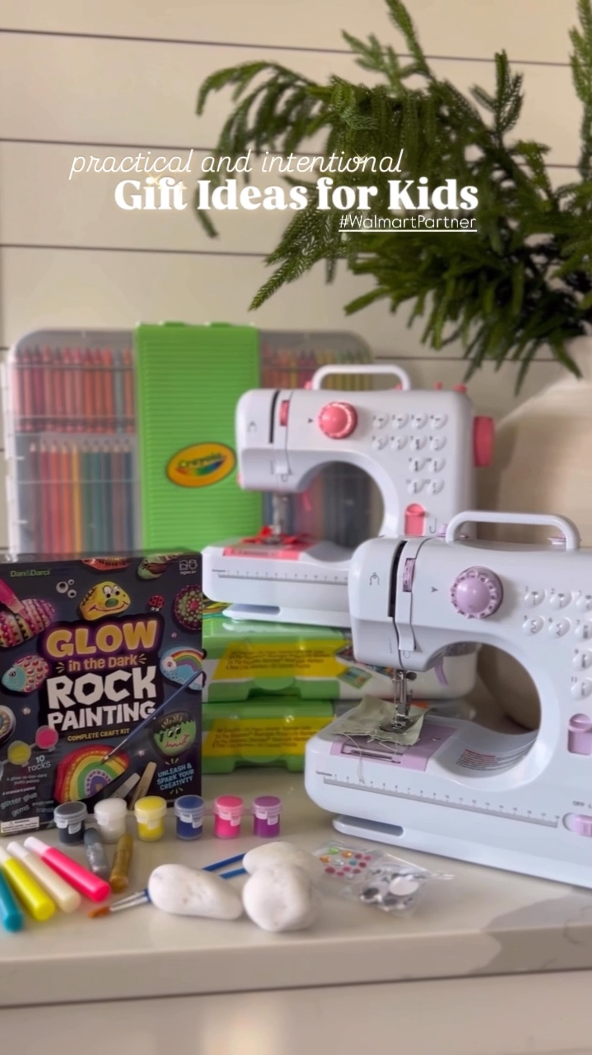 Here are some thoughtful gift ideas for kids that can be found at Walmart this holiday season! The Crayola art set is absolutely amazing. It comes with so many crayons, colored pencils, markers, and paper, all stored in a convenient carrying case! The sewing machines are adorable, super portable, and perfect to teach a beginner. Also very excited about this glow in the dark rock painting kit, my kids will love it!￼

#LTKWatchNow #LTKHoliday #LTKGiftGuide