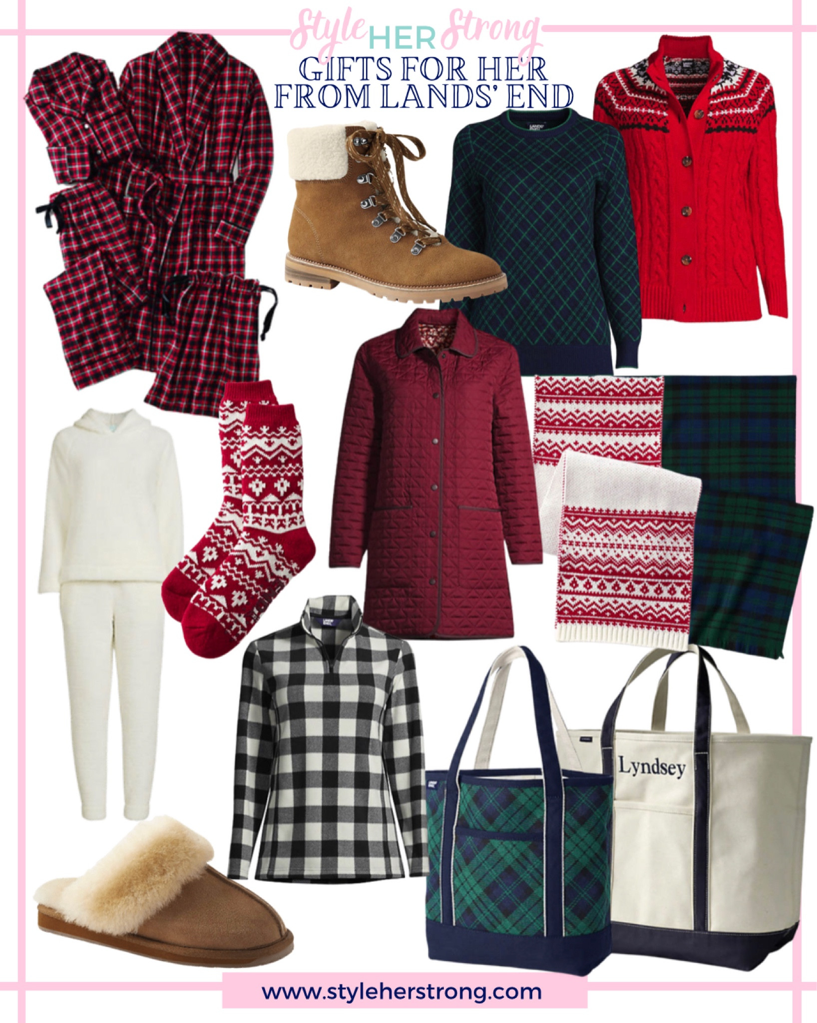Gift ideas for her from Lands’ End 

#LTKSeasonal #LTKunder50 #LTKHoliday