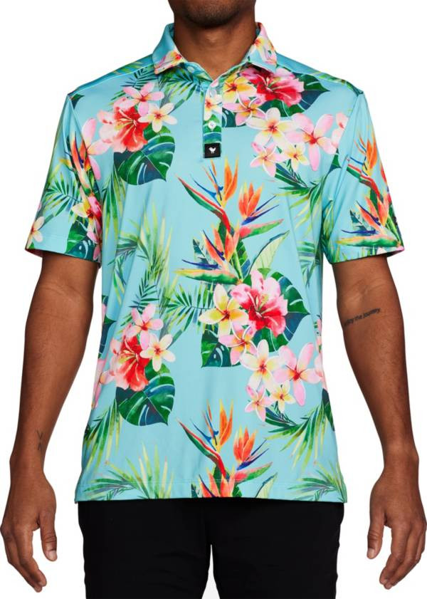 Bad Birdie Men's Tropics Golf Polo | DICK'S Sporting Goods | Dick's Sporting Goods
