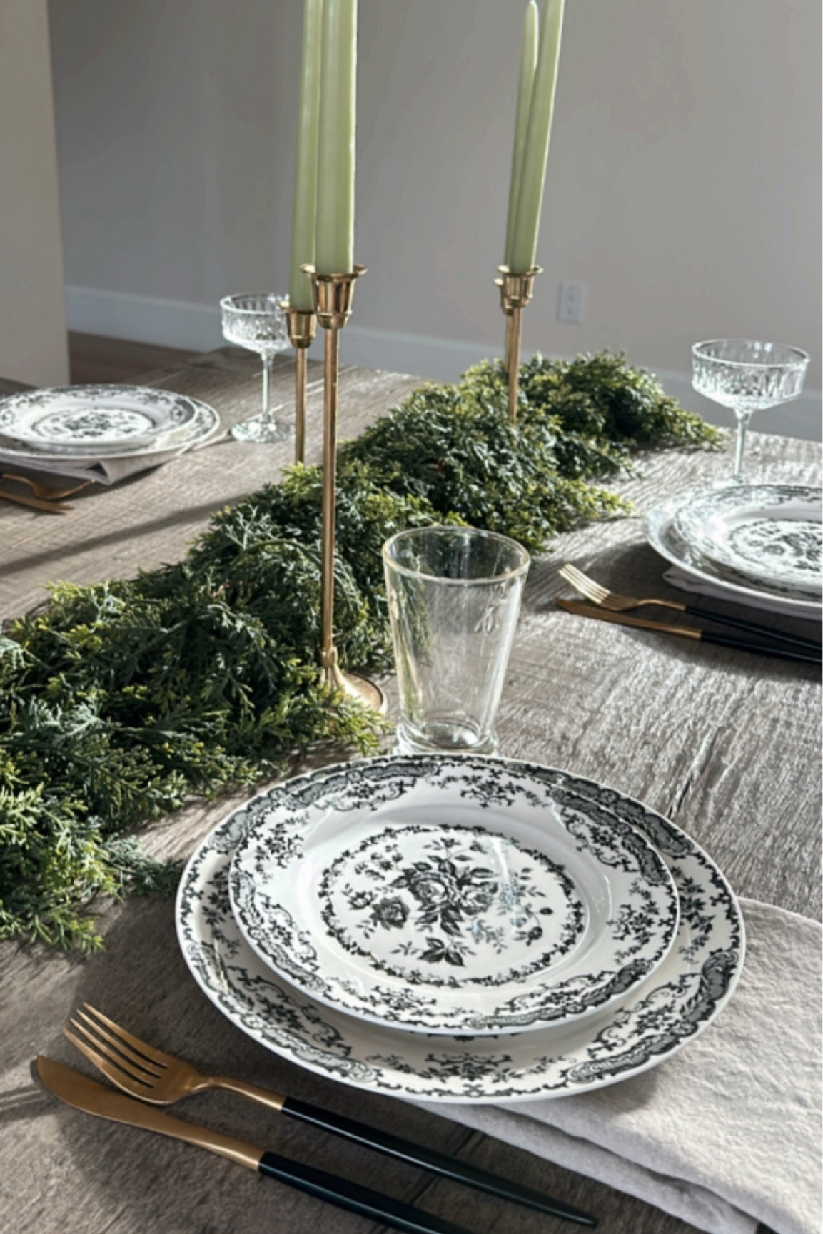 Christmas ready  dinning table 🎄
I linked everything what is on the table 🫶
I love all  plates colors they all so pretty 

#LTKHoliday