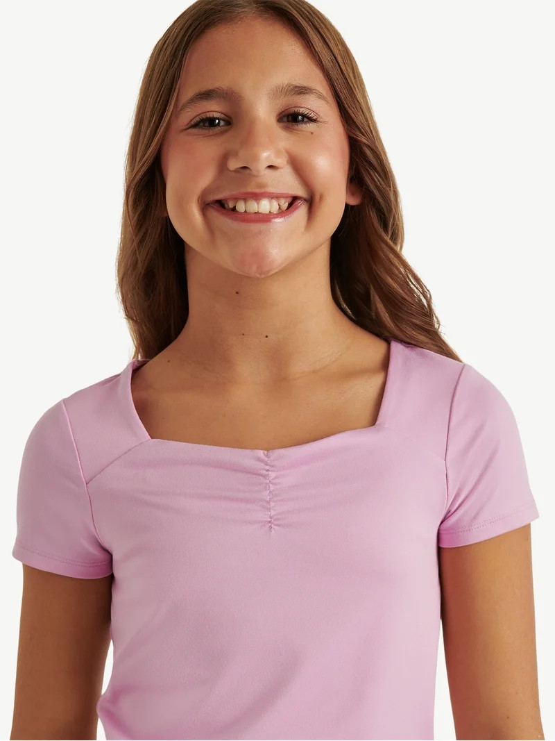 Justice Girl's Cinch Front Top, Sizes XS - XLP | Walmart (US)