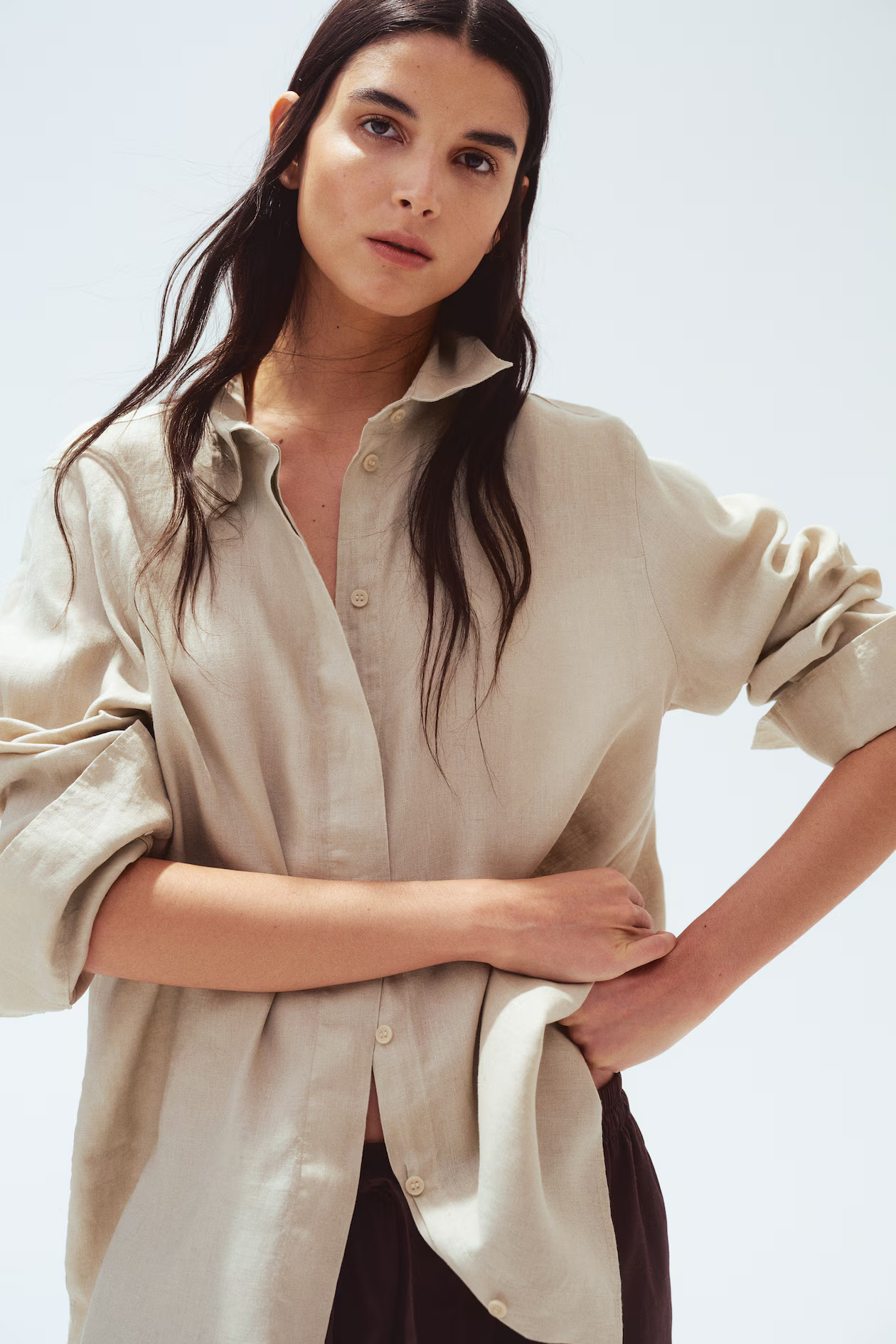 Linen shirt | H&M (UK, MY, IN, SG, PH, TW, HK)