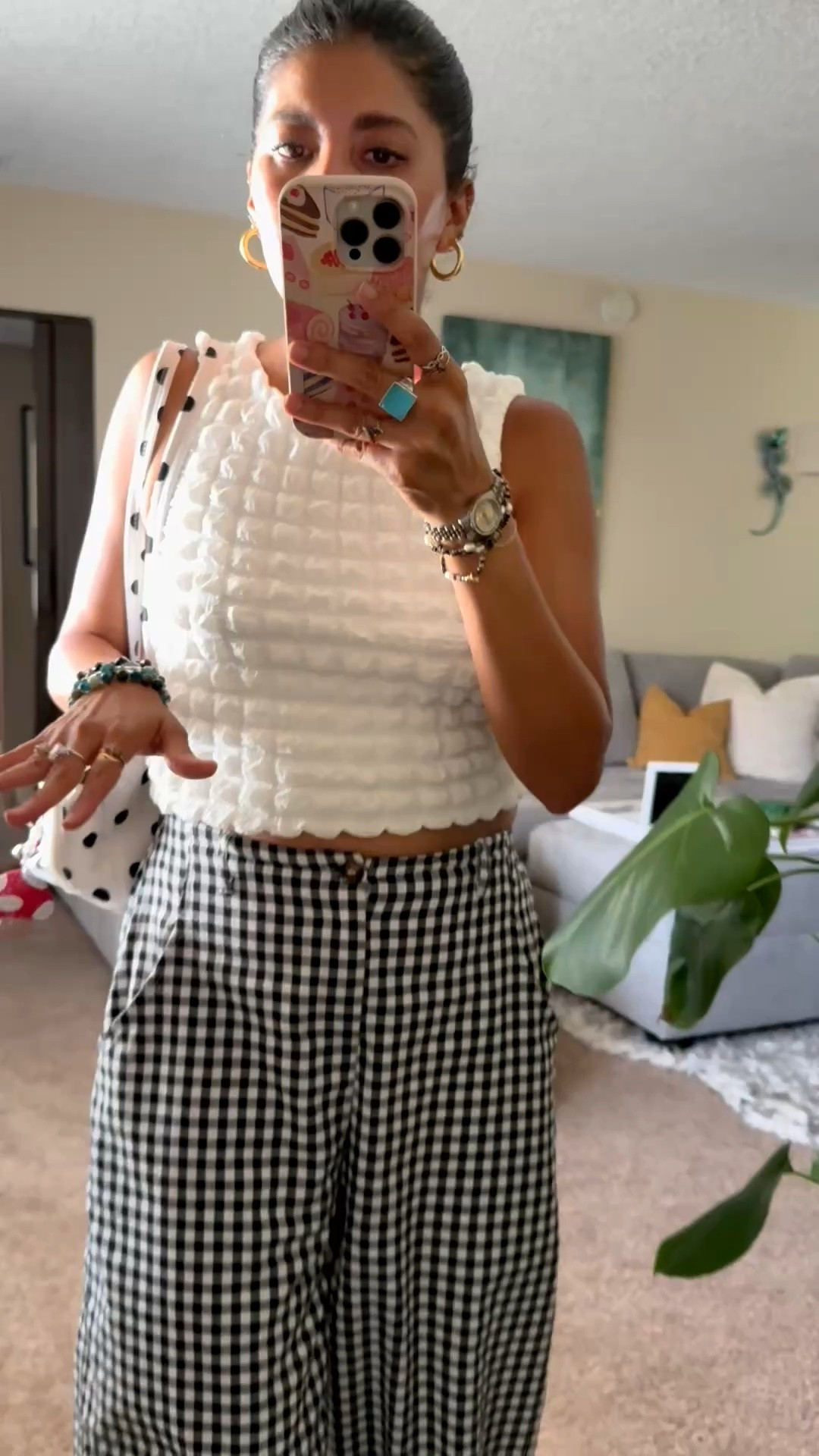 Chic meets effortless! 🤎 These plaid barrel-leg pants are the perfect statement piece for so many occasions. Style them for the office, a teacher outfit, casual everyday wear, or dress them up for date night. They’re comfortable, flattering, and easy to pair with your favorite basics for a timeless look you’ll wear on repeat. Size S 

plaid barrel pants, barrel leg pants, plaid trousers, office outfit, workwear, teacher outfit, business casual, casual chic outfit, date night outfit, fall fashion, neutral outfit, classy style, everyday fashion, trendy pants, women’s work outfit, capsule wardrobe, effortless style, chic outfit, LTK fashion, Amazon fashion

#LTKootd #LTKOver40 #LTKSaleAlert