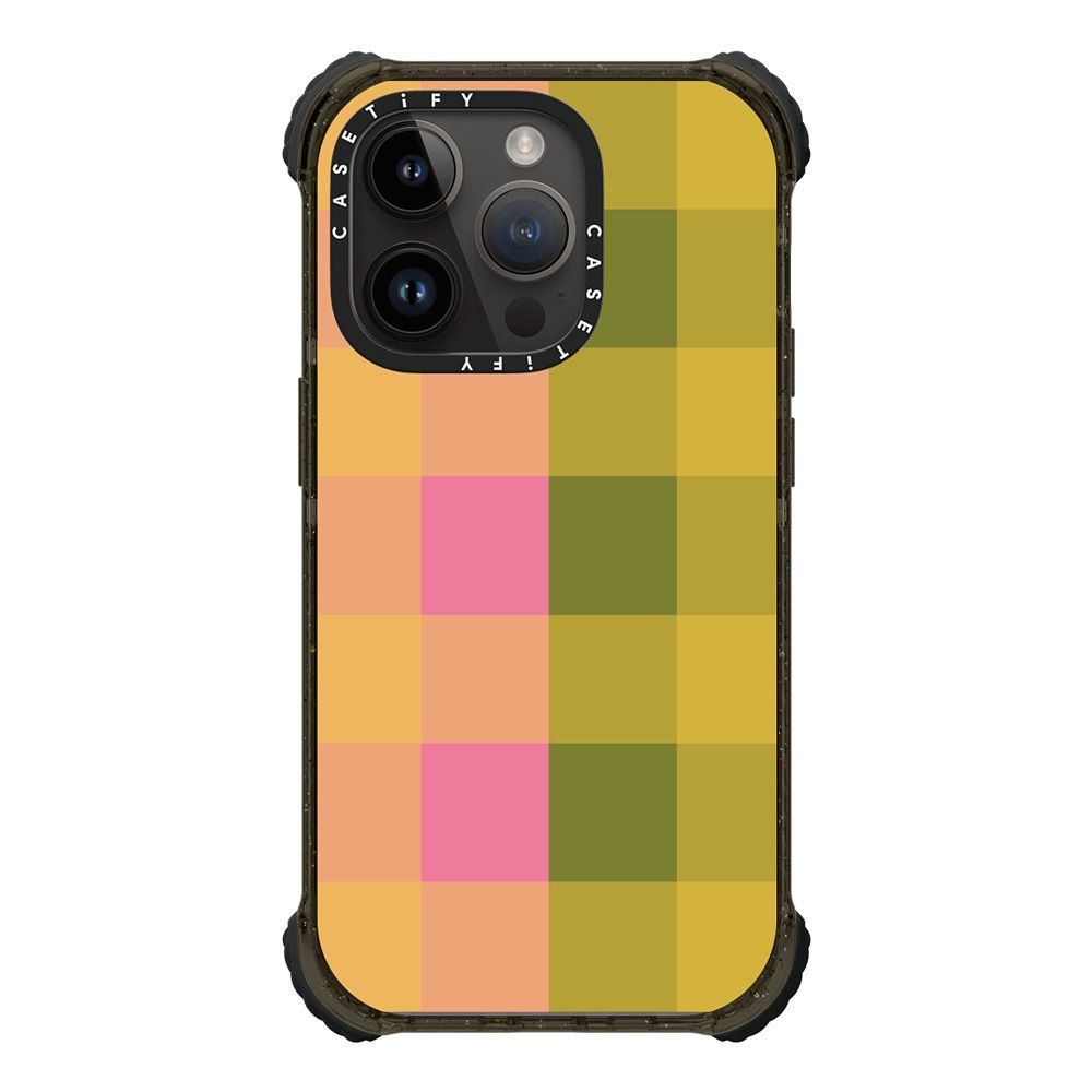 PINK AND GREEN CHECK by teklan | Casetify