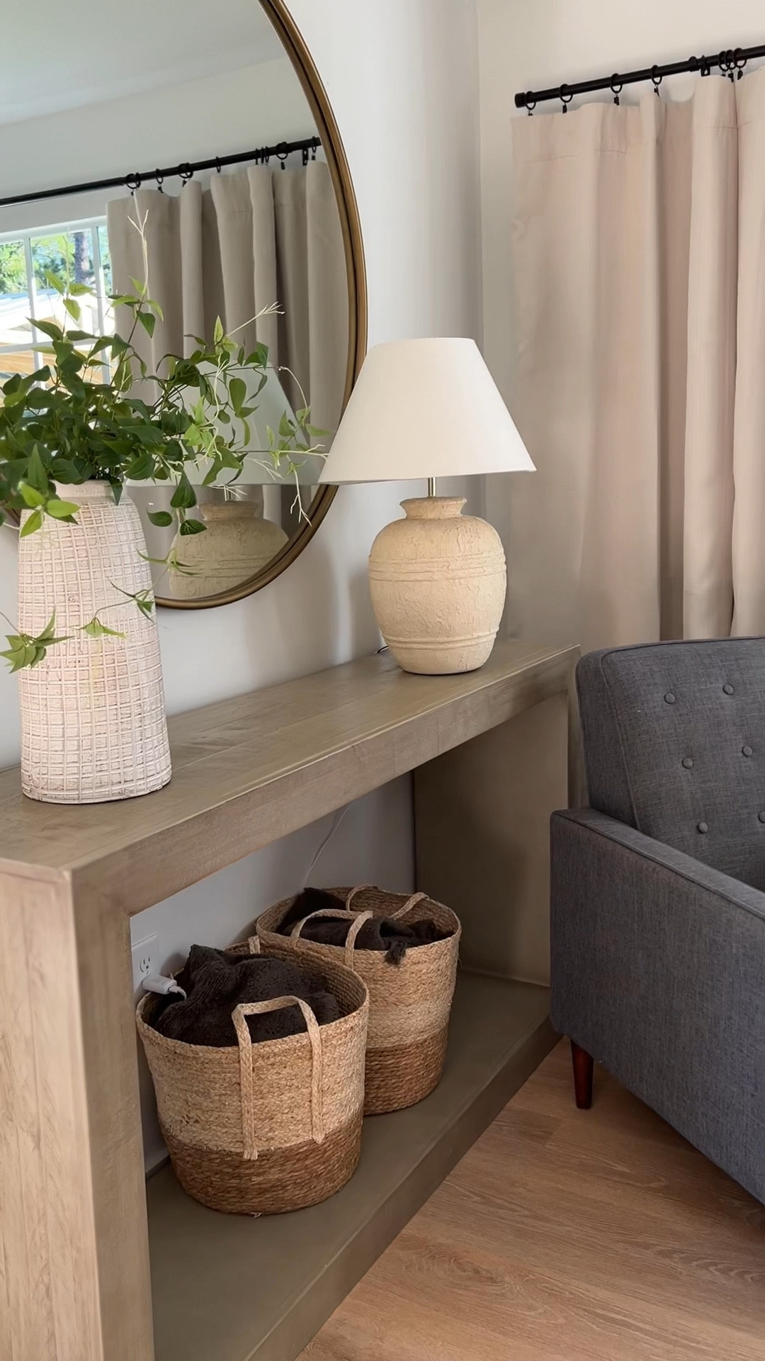 Color is birch. 
I used two panels on each side of my windows 
#amazonhome 

#LTKFind #LTKunder50 #LTKhome