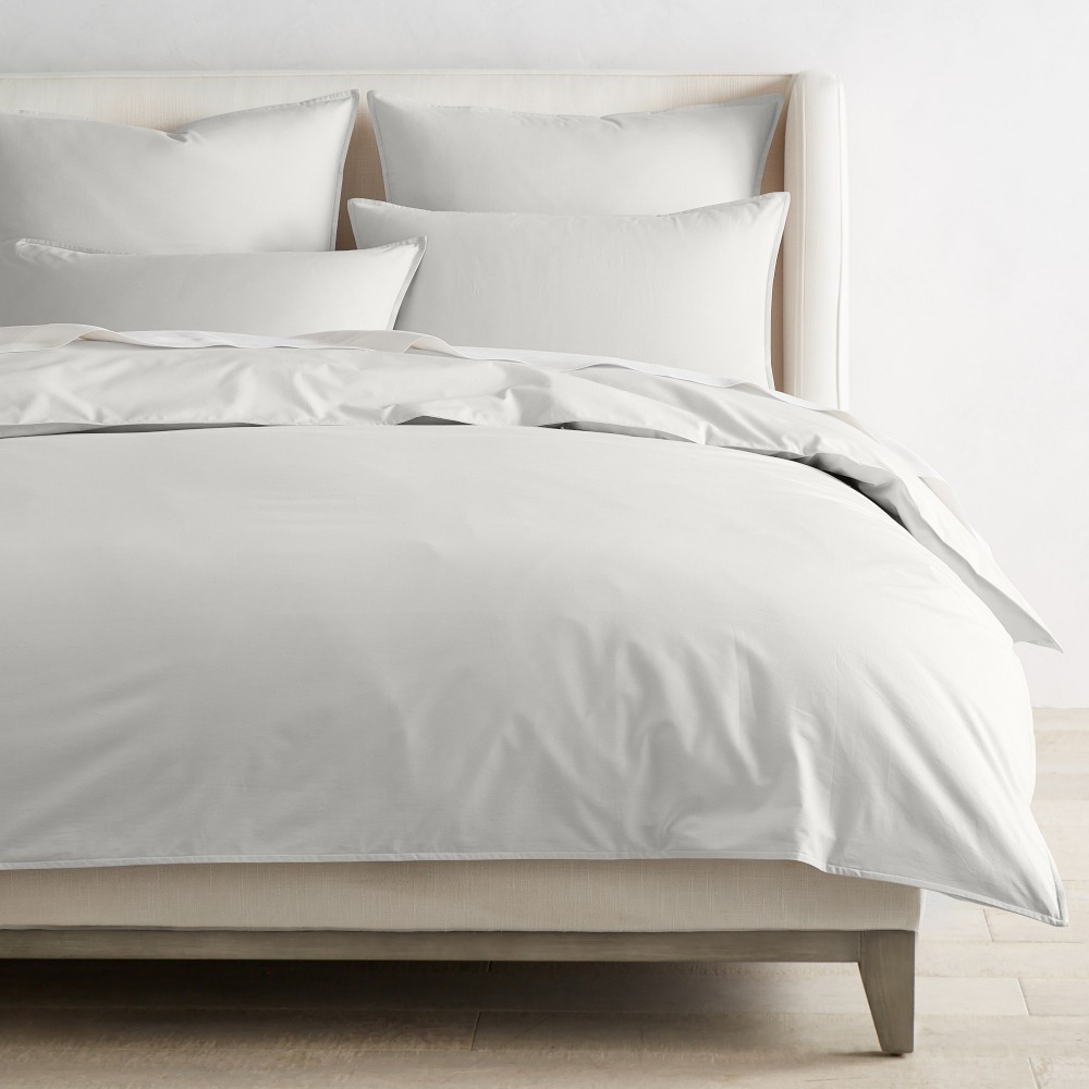 Chambers® Italian Percale Duvet Cover &amp; Shams | Williams-Sonoma