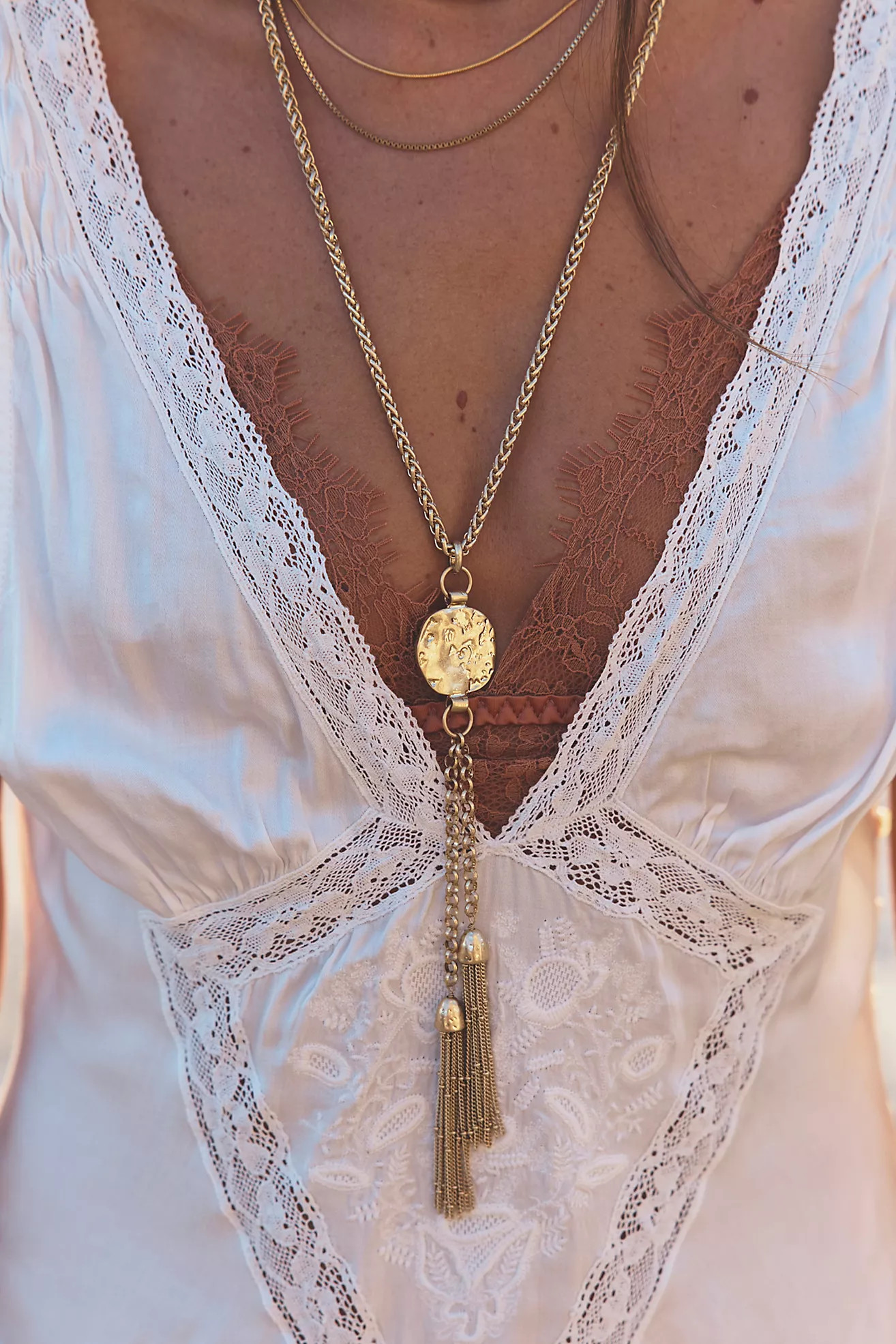 Saskia Tassel Pendant Necklace | Free People (UK)