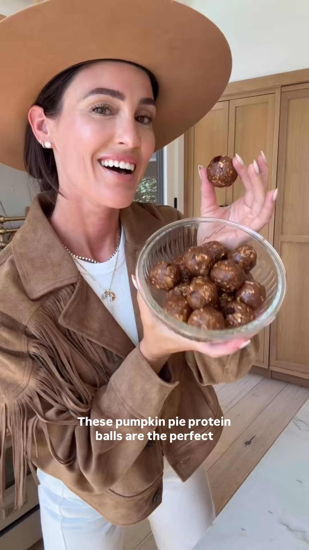 Comment RECIPE and I’ll send you the full details. 🎃 Pumpkin pie season just got a protein upgrade — and these are hormone-supporting as well!👏🏻 No-bake Pumpkin Pie Protein Balls that taste like dessert but actually nourish you. My favorite fall snack🍂

Here’s why each ingredient earns its spot👇🏻
Pumpkin puree — rich in beta-carotene, which your body converts to vitamin A for skin, immunity, and hormone balance.
Flaxseed — one of the best plant sources of omega-3s and lignans, compounds that help your body metabolize estrogen gently.
Nut butter — healthy fats that keep you full and support steady blood sugar, no crash.
Protein powder — the obvious one, but it turns a snack into something that actually sustains you. I love a bone broth option!
Oats — fiber that feeds your gut, and a happy gut is a happy hormone system. I use a gluten and glyphosate free option.
Maple syrup — just enough sweetness, unrefined and mineral-rich compared to white sugar.
Pumpkin pie spice — cinnamon, nutmeg, ginger. Anti-inflammatory and blood-sugar friendly.

Mix, roll, chill fifteen minutes. Grab-and-go fall snack!!👩🏻‍🍳🍂🤎

#LTKfoodie #LTKHome #LTKSeasonal