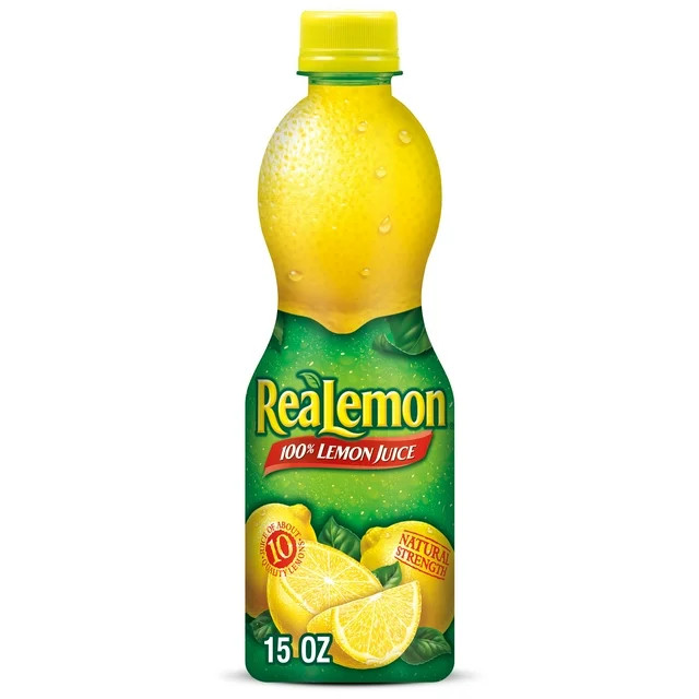 ReaLemon 100% Juice, Lemon, 15 fl oz, 1 Count | Walmart (US)
