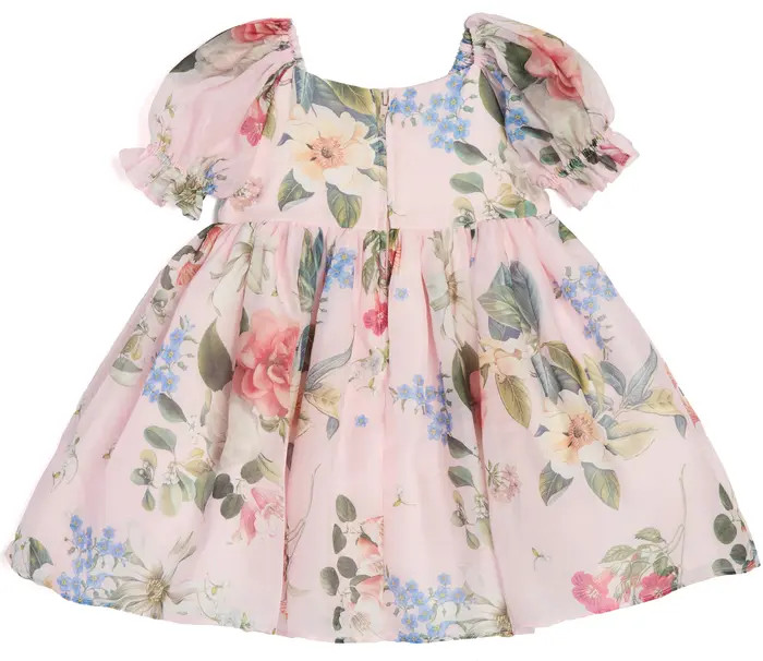 Floral Puff Sleeve Dress & Bloomers Set | Nordstrom