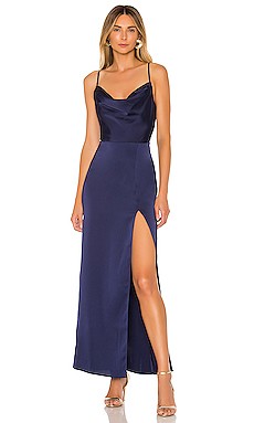 NBD Lila Gown in Blueberry from Revolve.com | Revolve Clothing (Global)