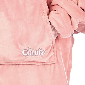 THE COMFY Original | Sherpa Lined Microfiber Fleece Wearable Blanket, Oversized Design with Hood ... | Amazon (US)