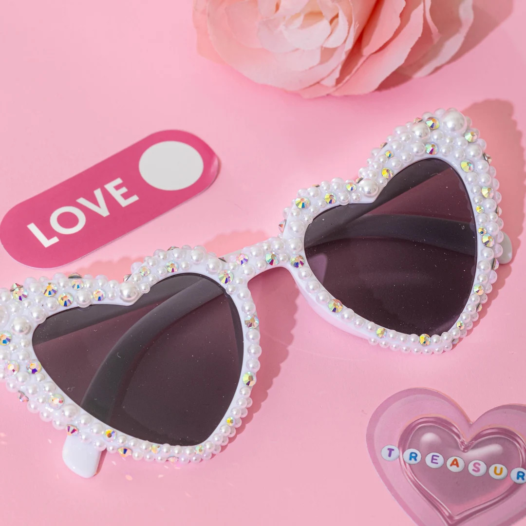 Customized Bridal Sunglasses, Bridal Sunglasses, Bridesmaid Glasses, Pearl Glasses - Etsy | Etsy (US)
