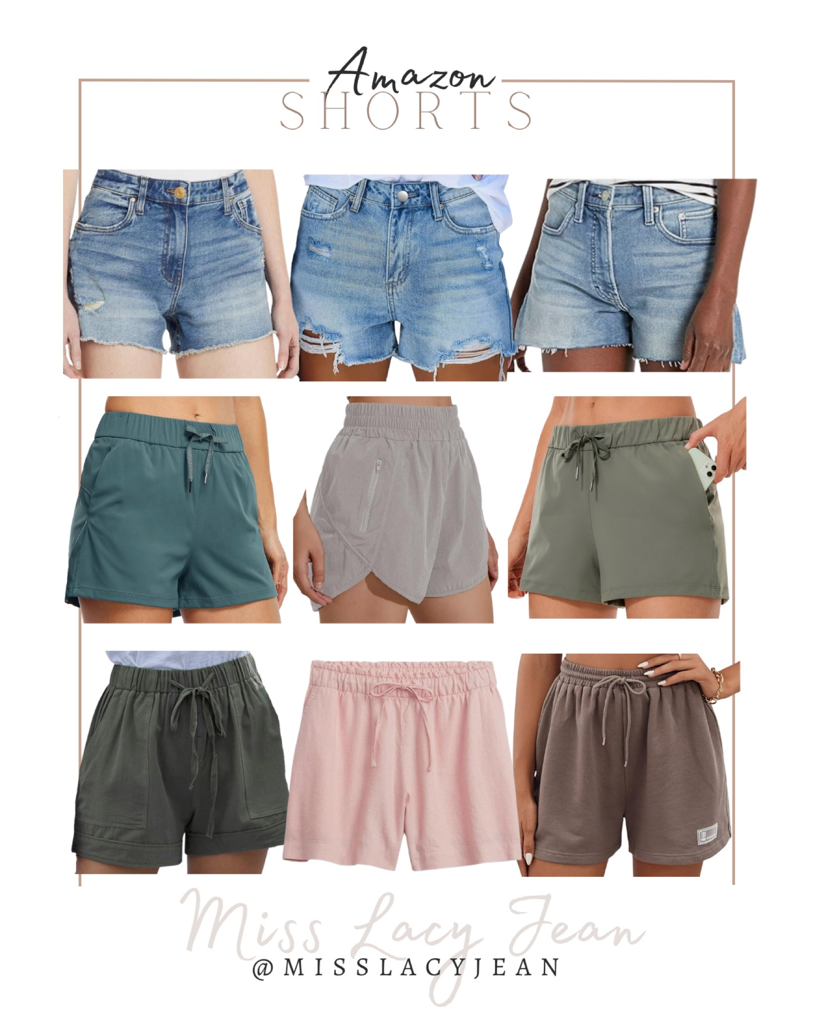 Loving these spring and summer short finds on Amazon!

Looks for less, shorts, jeans, denim shorts, linen shorts, athletic shorts 

#LTKfitness #LTKfindsunder50 #LTKstyletip