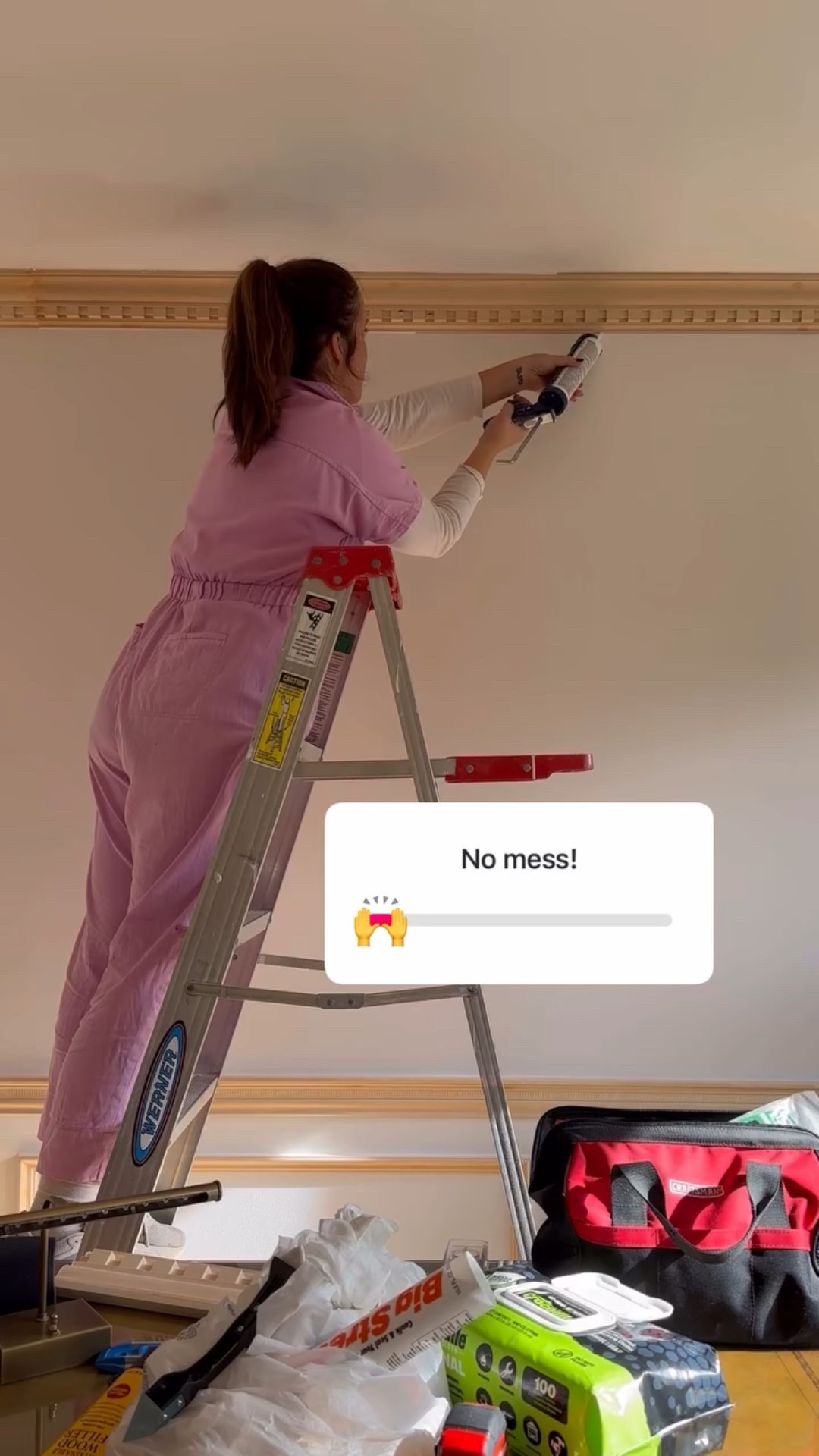 I used to hate caulking — it always felt tedious and messy. But the truth is, it’s one of those finishing steps that can completely make or break a project. A clean bead of caulk is what separates a DIY job from a professional one.

Then I tried this little silicone caulking tool… and game over. Perfect lines, zero cleanup, no mountains of paper towels, no baby wipes, no stress.

It’s the kind of tool you use once and immediately wonder how you ever lived without it.



#DIYProjects #HomeImprovement #WomenWhoDIY #DIYHacks #HomeReno #Amazon #amazonfinds #WorkSmarterNotHarder#ToolFinds #DIYHome #RenovationTips 
