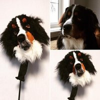 Custom Golf Club Cover - Bernese Mountain Dog Portrait | Etsy (US)