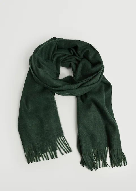 Fringed edge scarf | MANGO (US)