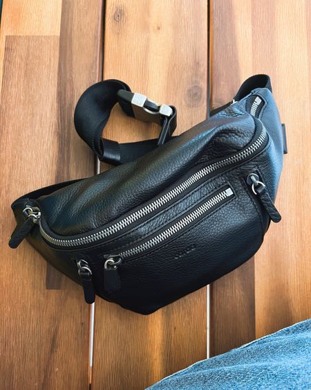 Black leather sling bag, fanny pack, belt bag. Mine is from Caraa and it’s lightweight with lots of zippered compartments. I linked a few different styles below bigger and smaller.



#LTKFestival #LTKstyletip #LTKitbag