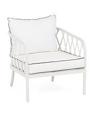 Outdoor Metal Frame Accent Chair | TJ Maxx