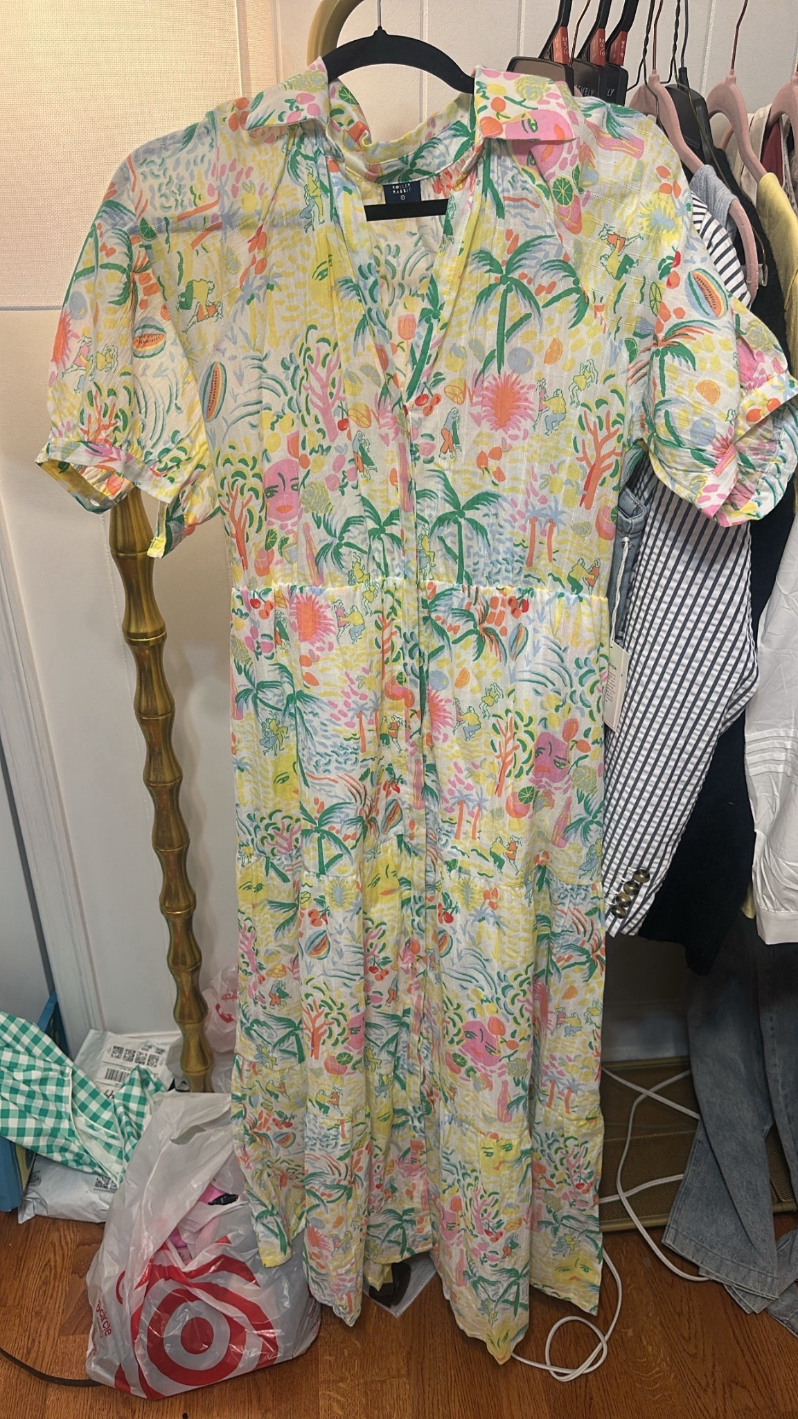 The cutest spring maxi dress from Target x roller rabbit! I got the M.
