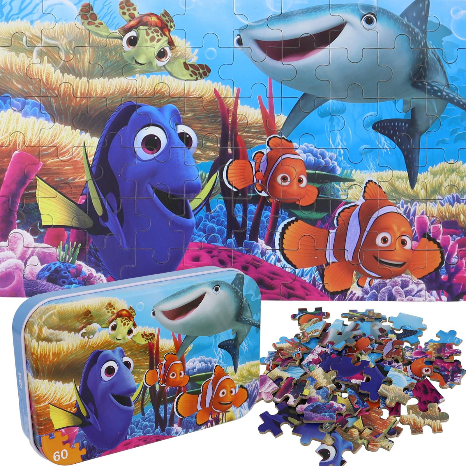 Ocean Puzzles - 60 Piece Underwater World Jigsaw Puzzles for Kids Ages 4-8 Family Game Reduced Pr... | Amazon (US)