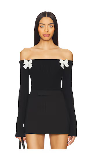 MAJORELLE Leonie Sweater in Black. - size S | Revolve Clothing (Global)