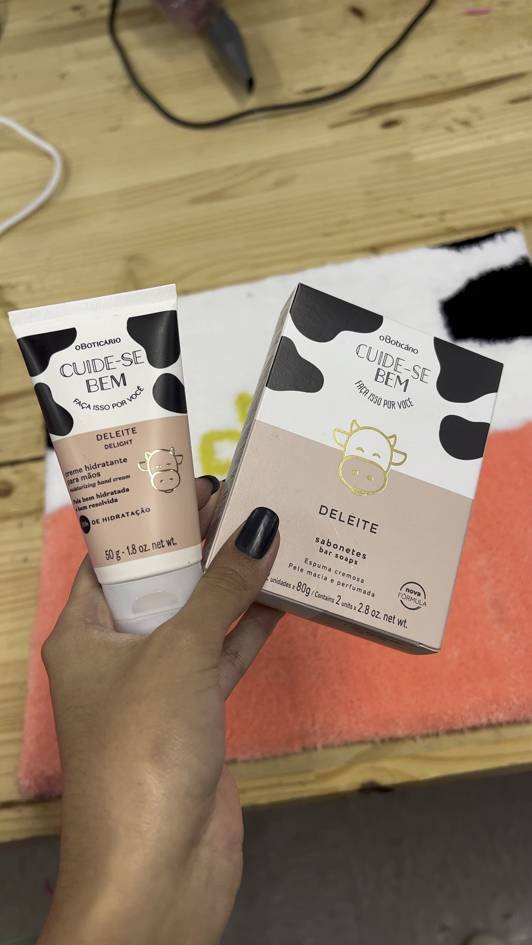 Ontem foi dia de fazer esse tapete SUPER FOFO inspirado na linha Deleite🐮💛
Kit perfeito para presentear aquela pessoa especial 😉
Cupom de frete grátis + mimo especial no site do Boticário 💚
🏷️LRBRAZBOTIVERSO 


#LTKbeauty #LTKbrasil